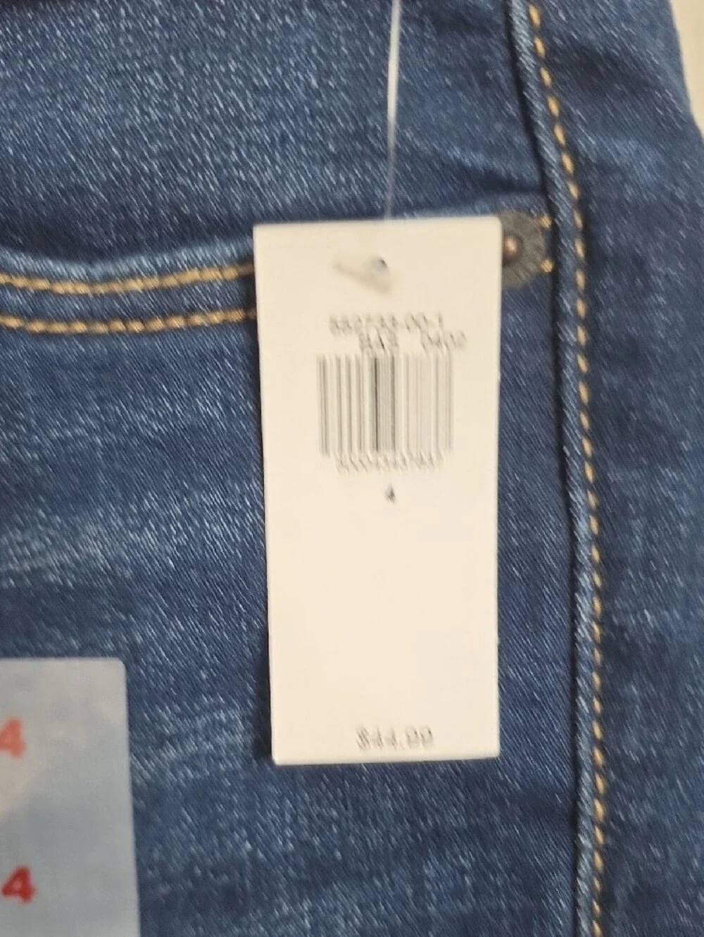 0789 Old Navy Women's Deep Indigo Skinny Jeans; 4